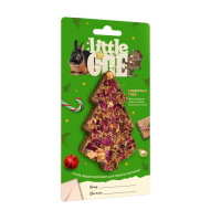 Little One Новогоднее лакомство-игрушка для грызунов, Новогодняя елочка, 65 г