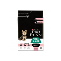 Pro Plan puppy OptiDerma Small & Mini для щенков мелких пород Лосось
