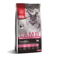 Blitz Sensitive Lamb Сухой корм для взрослых кошек с ягненком