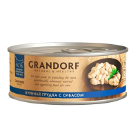 Grandorf Chicken & Seabass для кошек беззерновой, куриная грудка с сибасом, 70 г