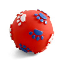 Triol Игрушка для собак из винила "Мяч с лапками", d60мм