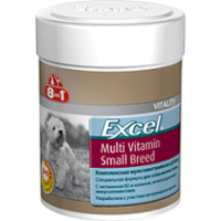 8in1 Excel Мультивитамины для собак мелких пород 70 таб.
