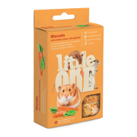 Little One Бисквиты для декоративных животных с морковью, 35 гр