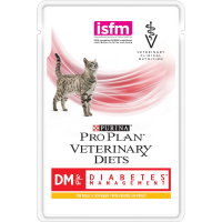 Pro Plan Veterinary Diets DM при диабете курица, для кошек, пауч 85 грамм