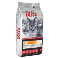 Blitz Sensitive Turkey Сухой корм для кошек, с индейкой, 1 кг