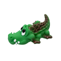 Yami-Yami Игрушка Крокодильчик для собак, 13.5 см, зеленый