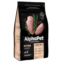  AlphaPet Superpremium для котят, беременных и кормящих кошек, c цыпленком