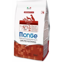 Monge Dog Speciality корм для взрослых собак всех пород ягненок с рисом и картофелем