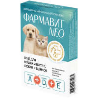 Фармавит Neo Витаминно-минеральный комплекс для кошек и котят, собак и щенков, 90 таб
