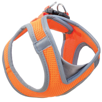 TRIOL Мягкая шлейка-жилетка нейлоновая оранжевая S, обхват груди 360-410мм