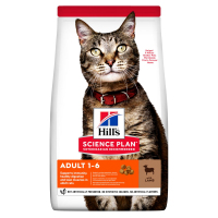 Hill's Science Plan Adult для взрослых кошек, с ягненком 