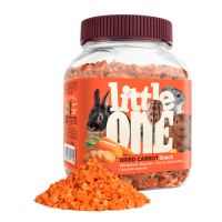 Little One Сушеная морковь Лакомство для всех видов грызунов, 200 гр