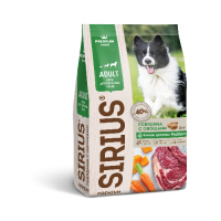 SIRIUS для взрослых собак Говядина с овощами, 1 кг 