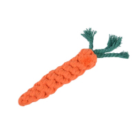 WOGY Игрушка для собак Морковка канатная, 22х3см 