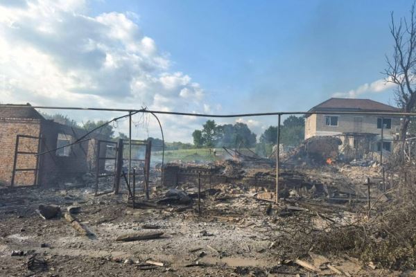 15 домов в курском селе пострадали от воздушной атаки ВСУ