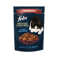 Felix мясные ломтики с говядиной 75 гр