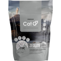 Cat Go ZEOLITE для кошачьего туалета, впитывающий, цеолит, без запаха, 3 кг (6 л)